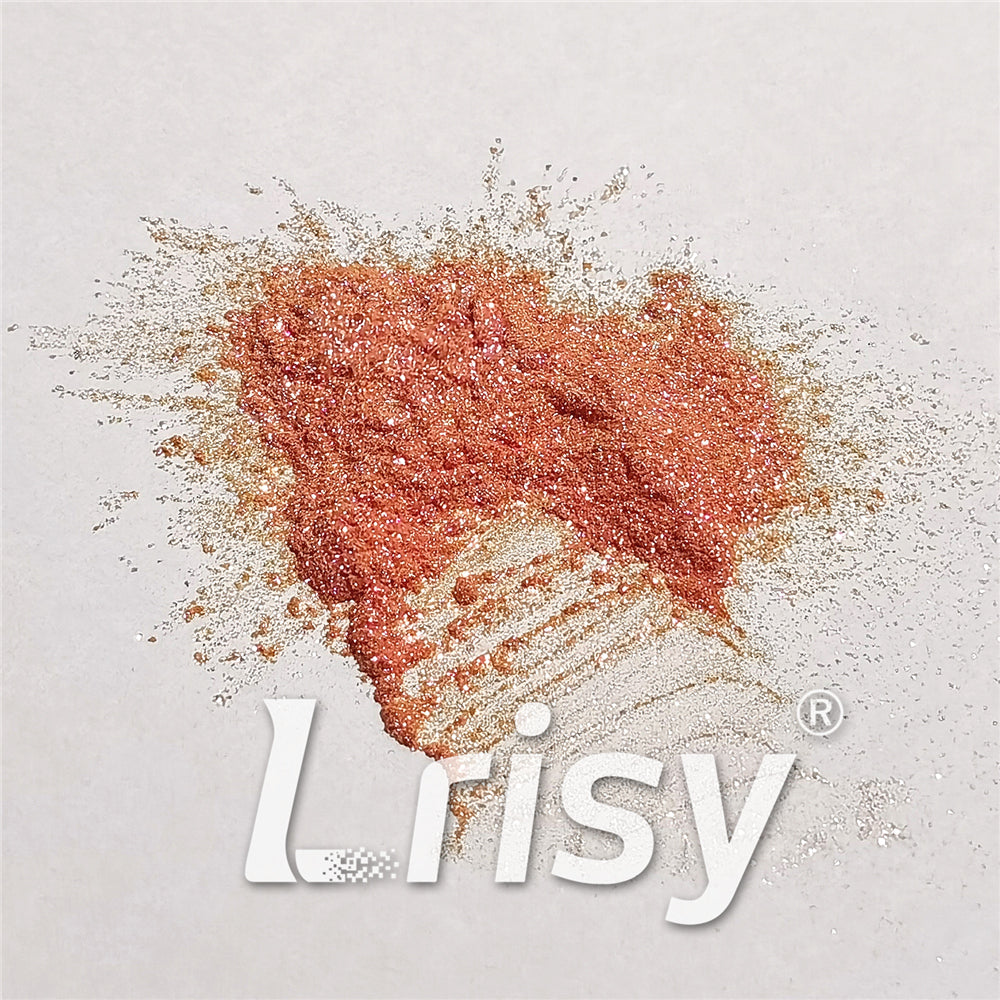 Iridescent Mica Powder Orange Pigment Glitter STC8121