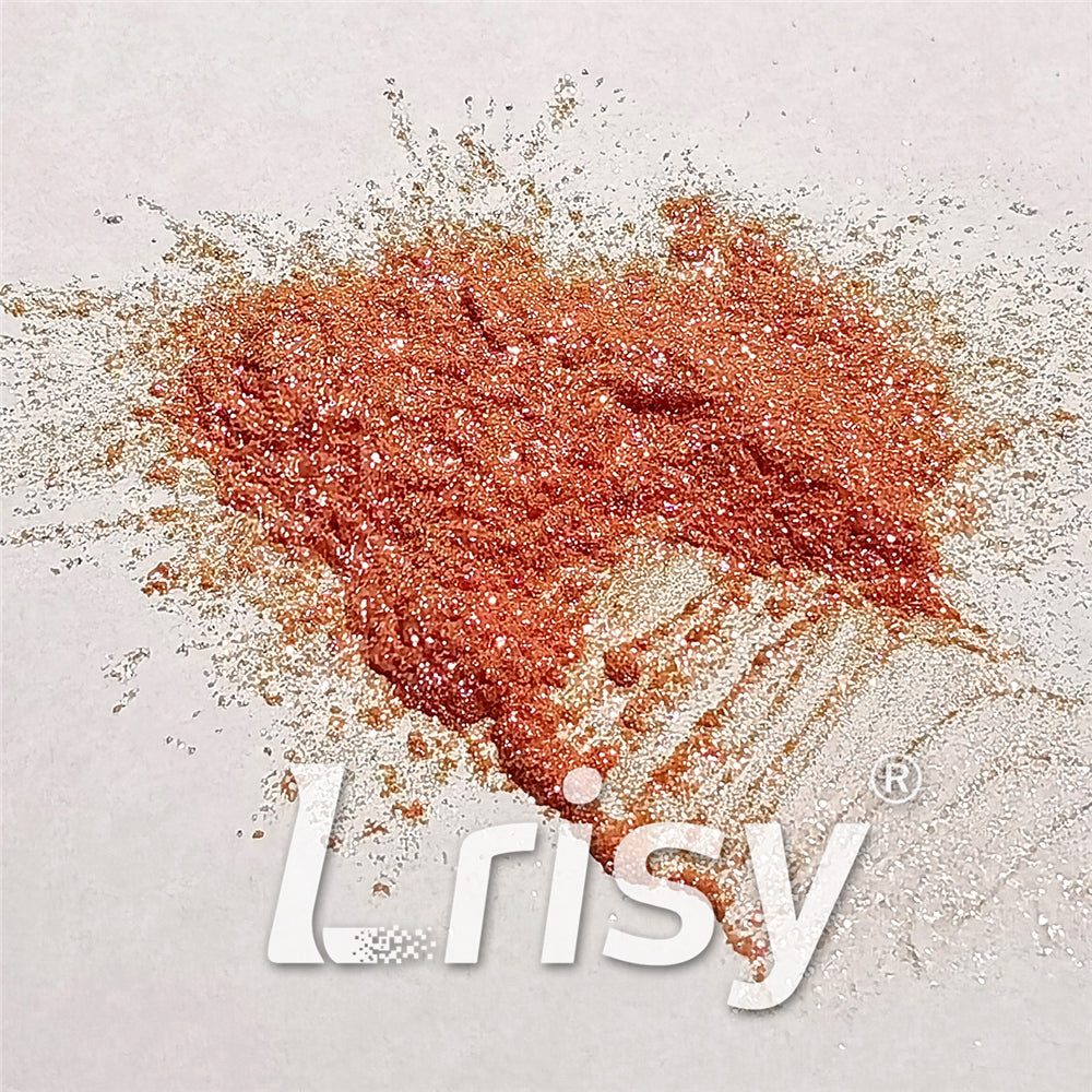 Iridescent Mica Powder Orange Pigment Glitter STC8121