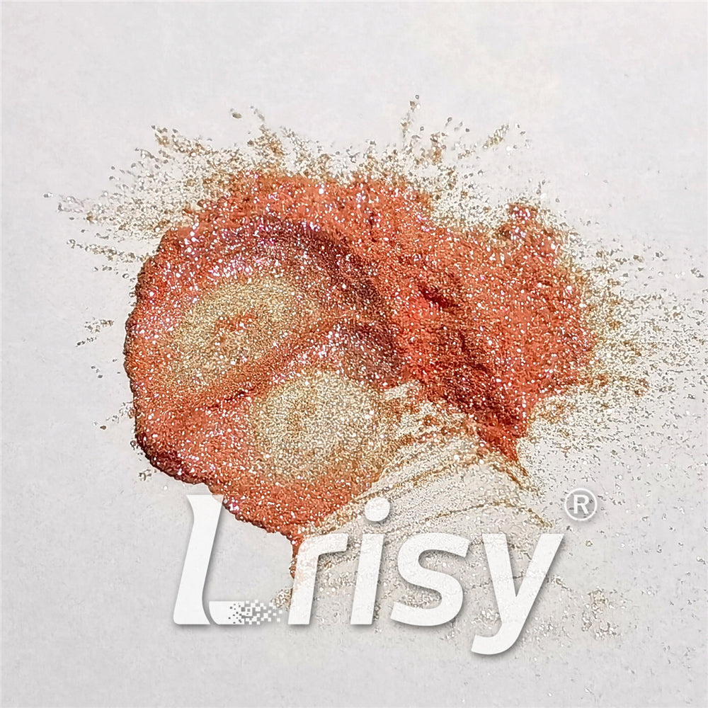 Iridescent Mica Powder Orange Pigment Glitter STC8121