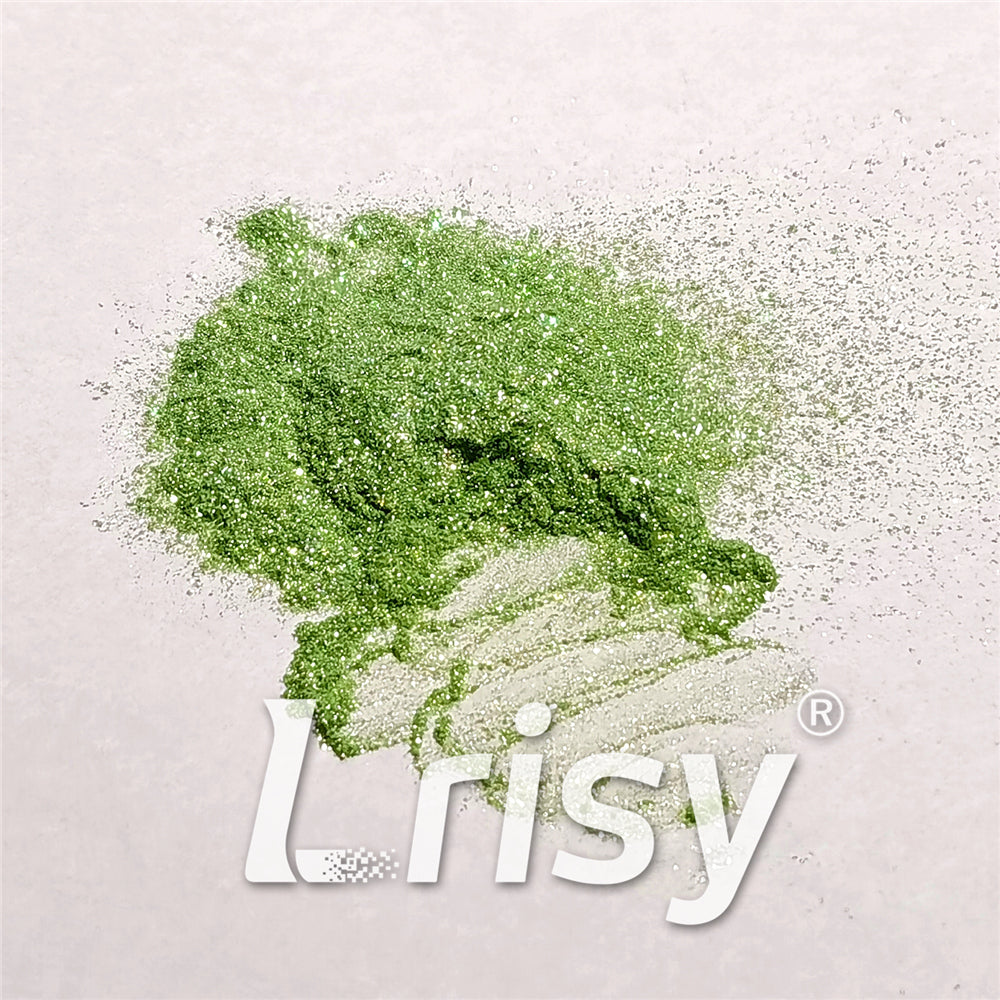 Iridescent Mica Powder Green Pigment Glitter STC8151