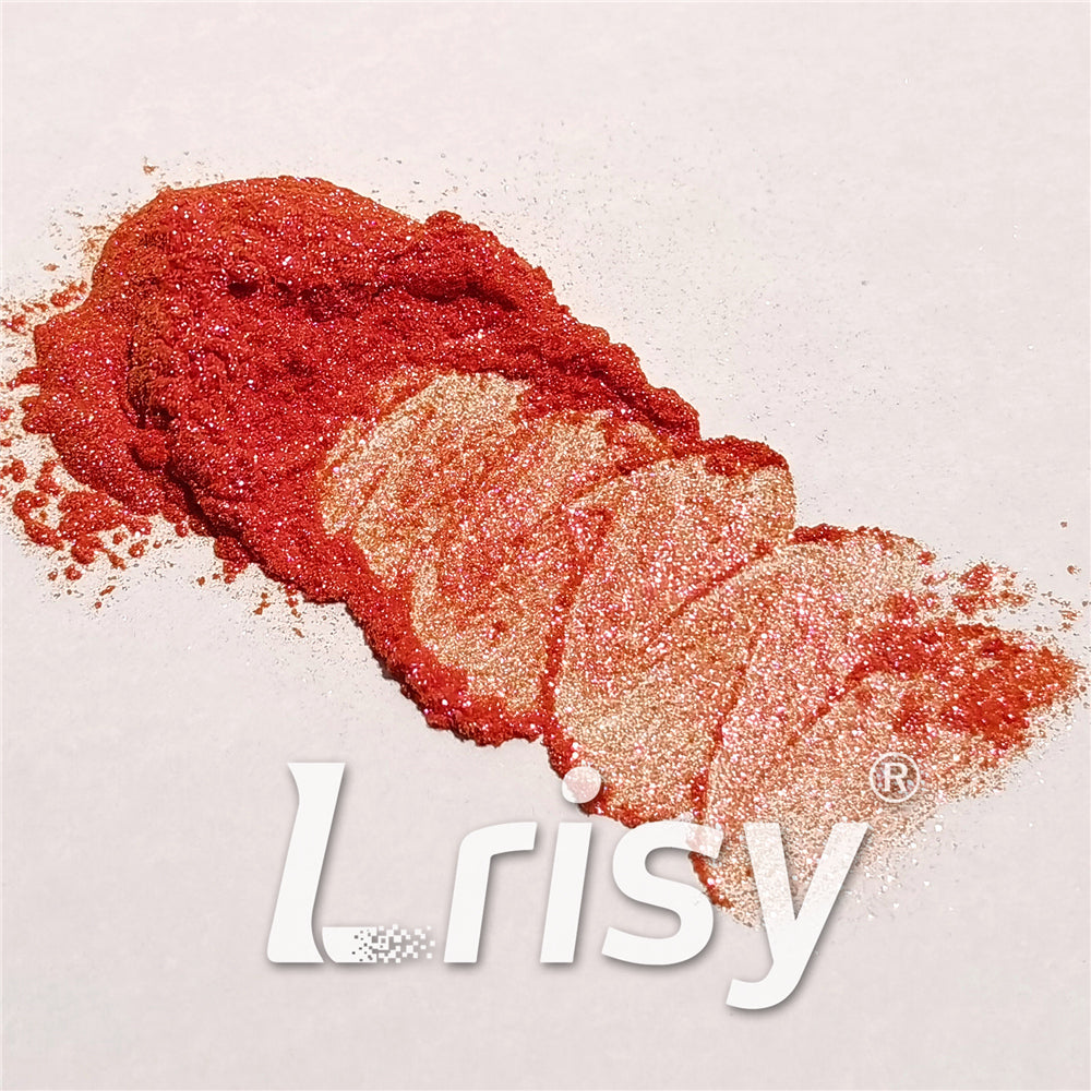 Iridescent Mica Powder Tangerine Pigment Glitter STC8123