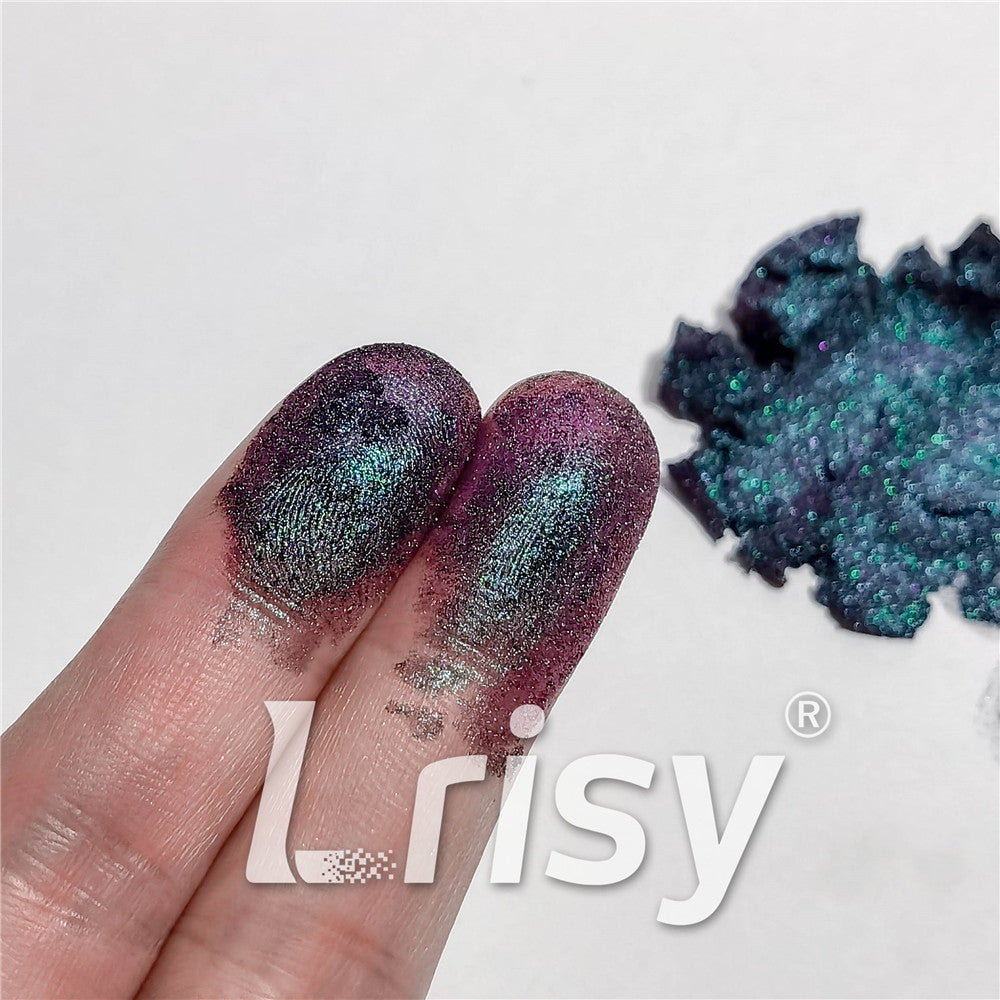 Lrisy Mica Powder Chameleon Color Shift Pigment Glitter Set/Kits 9 Col