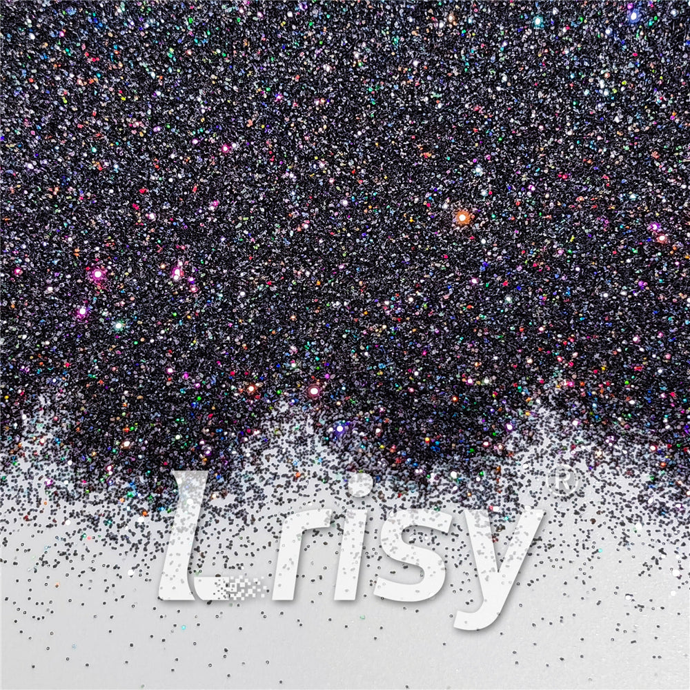Custom Mixed Black Galaxy Extra Fine Holographic Glitter GEX1000 (By Chris.e KC)
