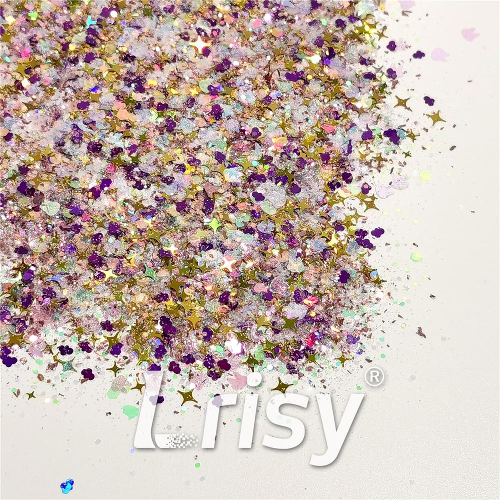 (By Starbunco) Hop to the Stars Custom Mixed Glitter WAL312