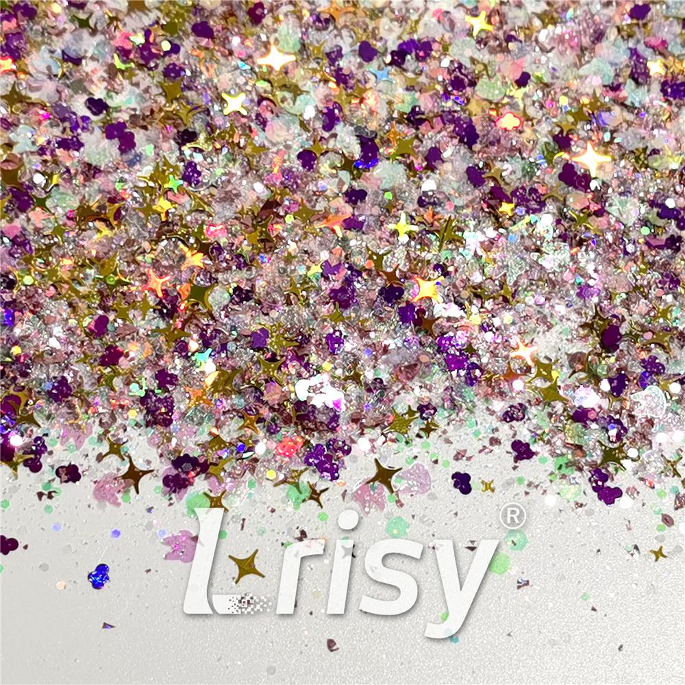 (By Starbunco) Hop to the Stars Custom Mixed Glitter WAL312