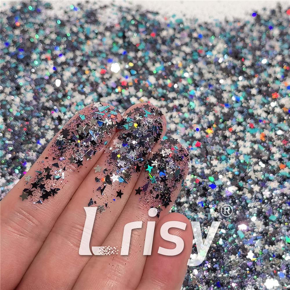 (By Elizamelio Creations) Milky Paradise Custom Mixed Glitter WAL342