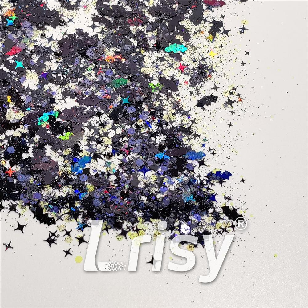 (By Valeivette) Baddy Bat Custom Mixed Glitter WAL351
