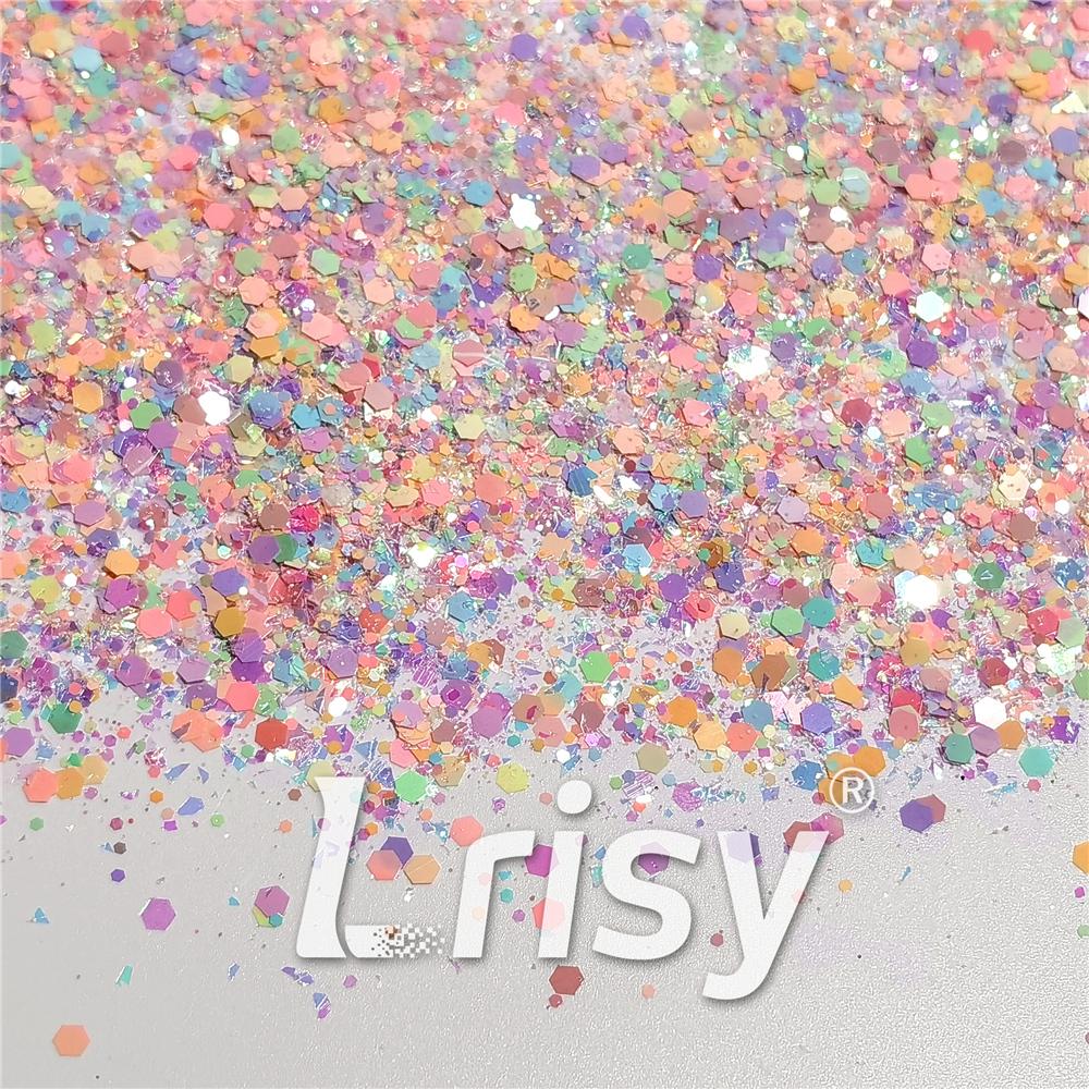 (By Christinasandovalboutique) Heavenly Heidi Custom Mixed Glitter WAL361