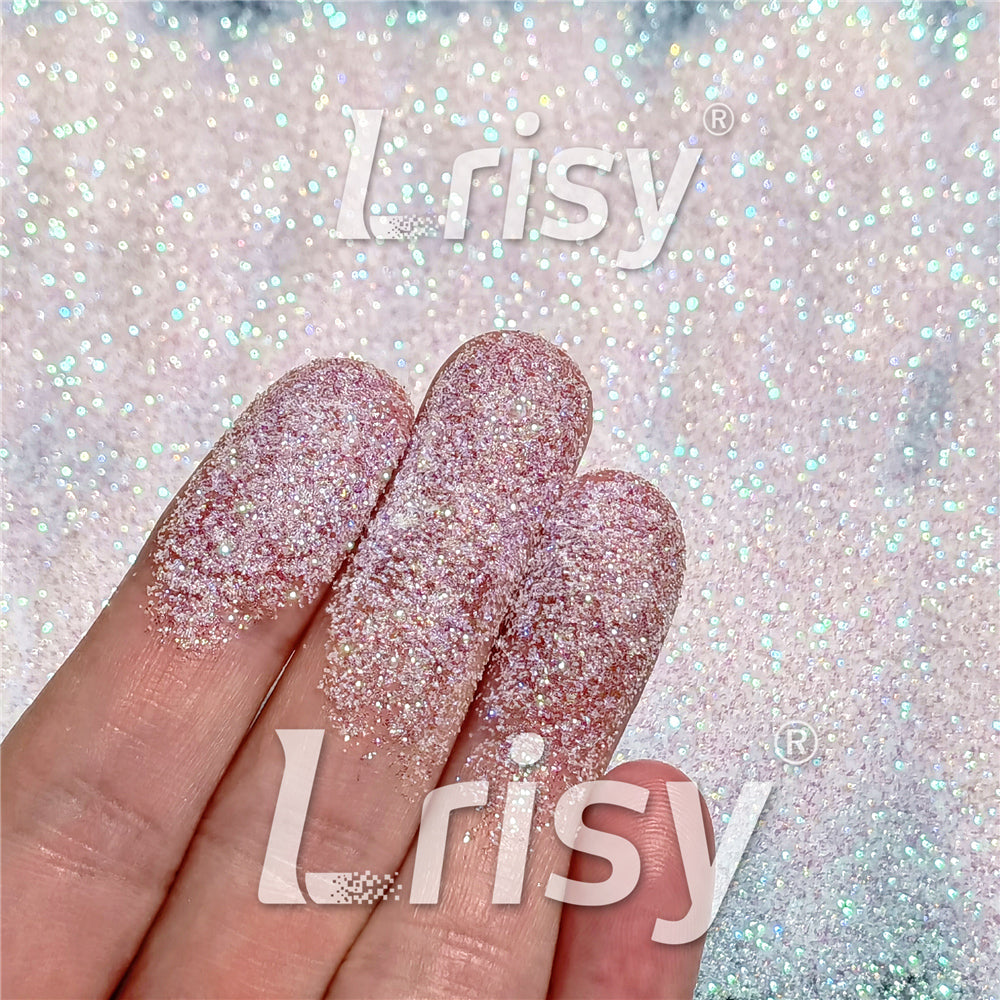 0.2mm Dream Pink and White Brightness Iridescent Glitter FC-F322R