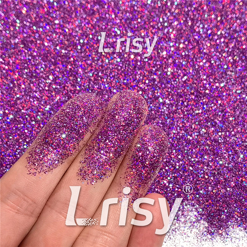 Custom Mixed Deep Purple Galaxy Extra Fine Holographic Glitter GEX800 (By Chris.e KC)