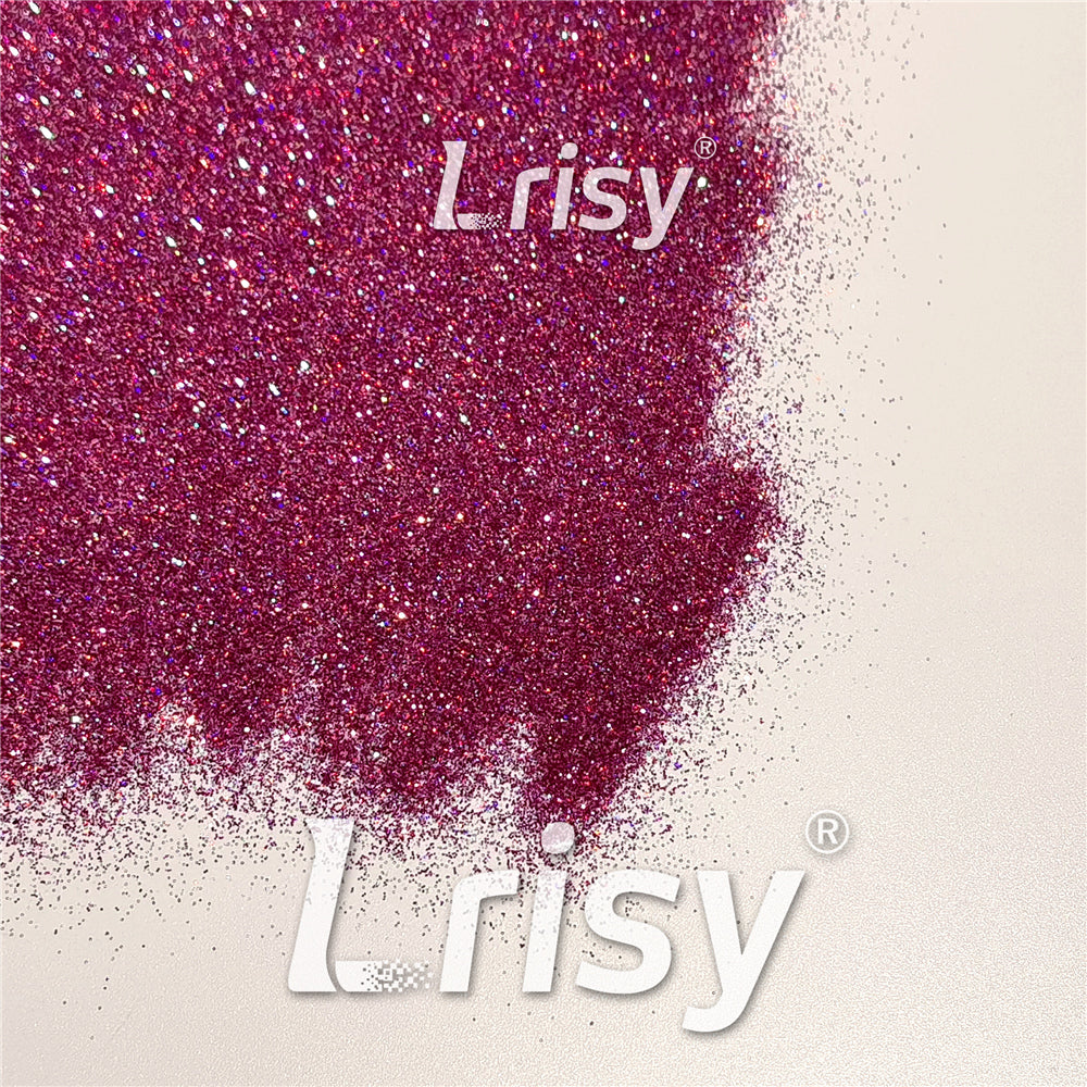 Custom Mixed Rose Red Galaxy Extra Fine Holographic Glitter GEX912 (By Chris.e KC)
