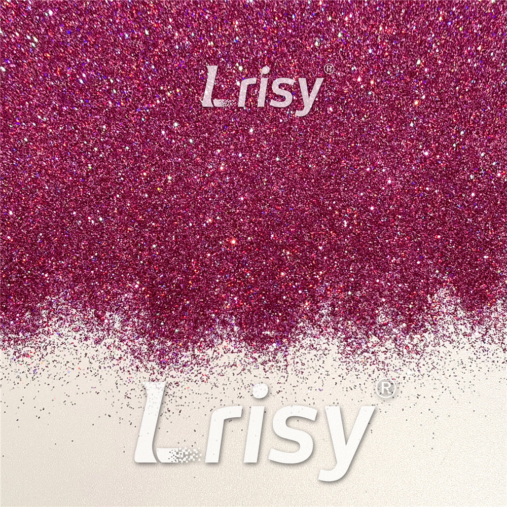 Custom Mixed Rose Red Galaxy Extra Fine Holographic Glitter GEX912 (By Chris.e KC)