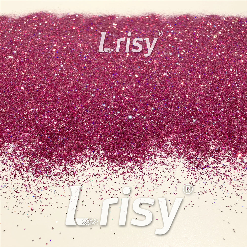 Custom Mixed Rose Red Galaxy Extra Fine Holographic Glitter GEX912 (By Chris.e KC)