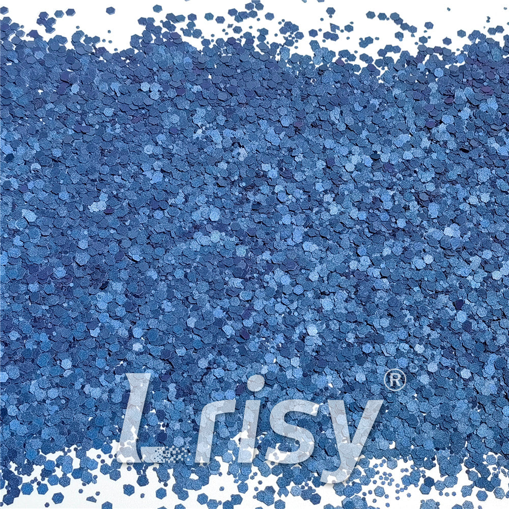 Mixed Glow In The Dark (Reflect Light At Night) Sea Blue To Sky Blue Glitter FC-FG715