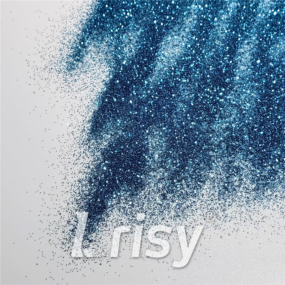 0.3mm Water Blue Glitter Pure Color B0706