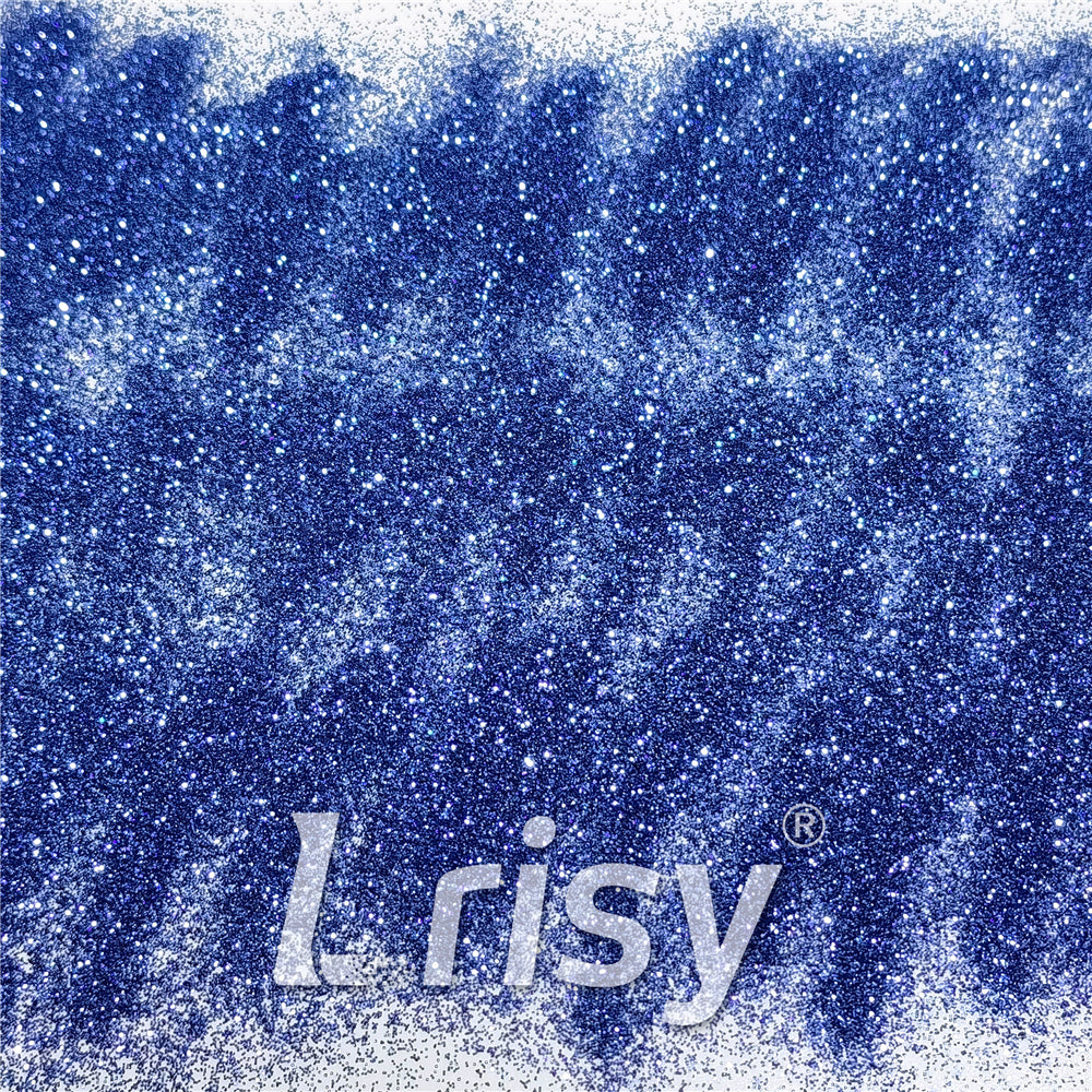 0.3mm Crystal Blue Glitter Pure Color B0704