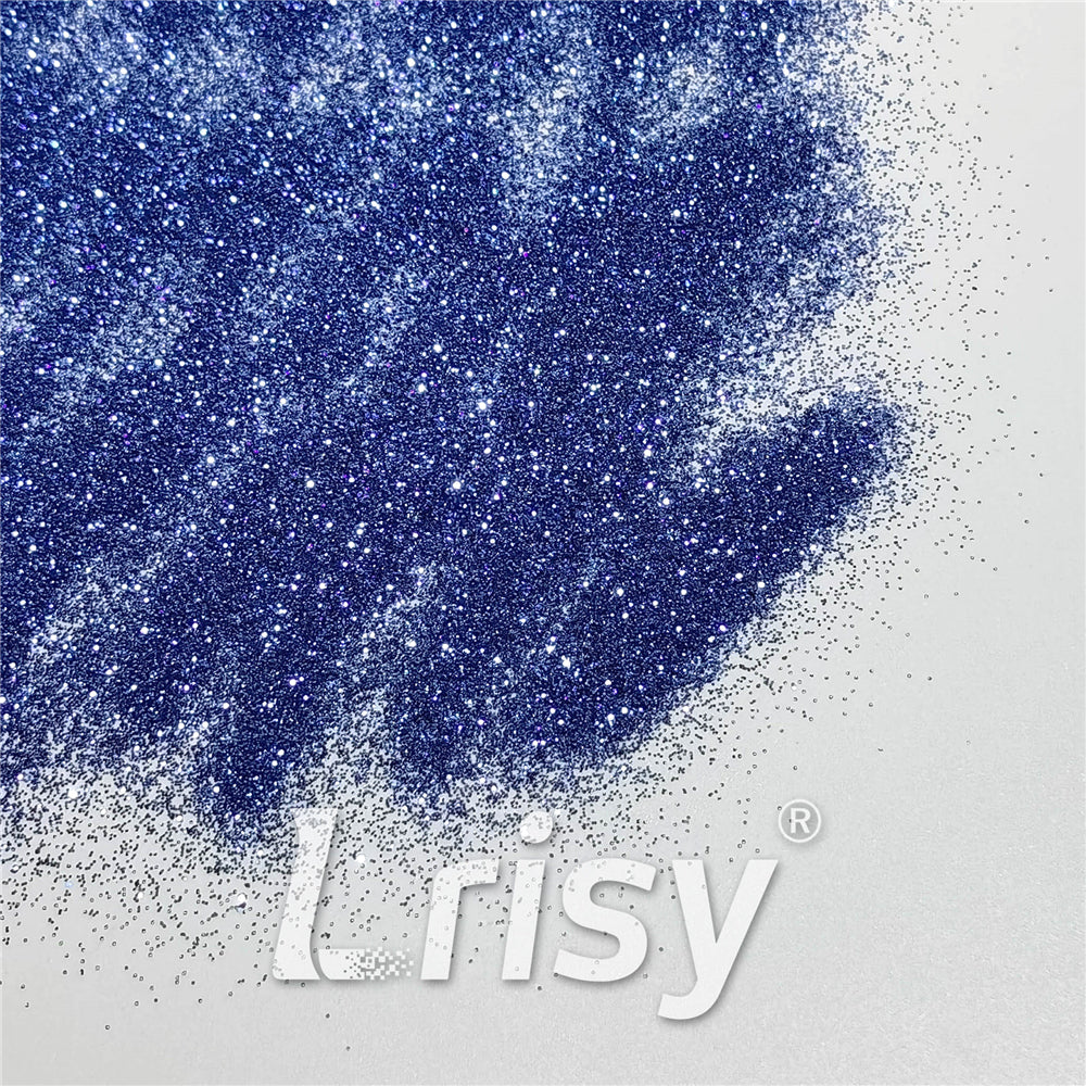 0.3mm Crystal Blue Glitter Pure Color B0704