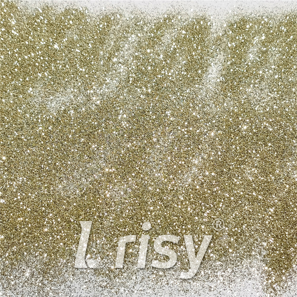 0.3mm Light Champagne Gold Glitter Pure Color B0200