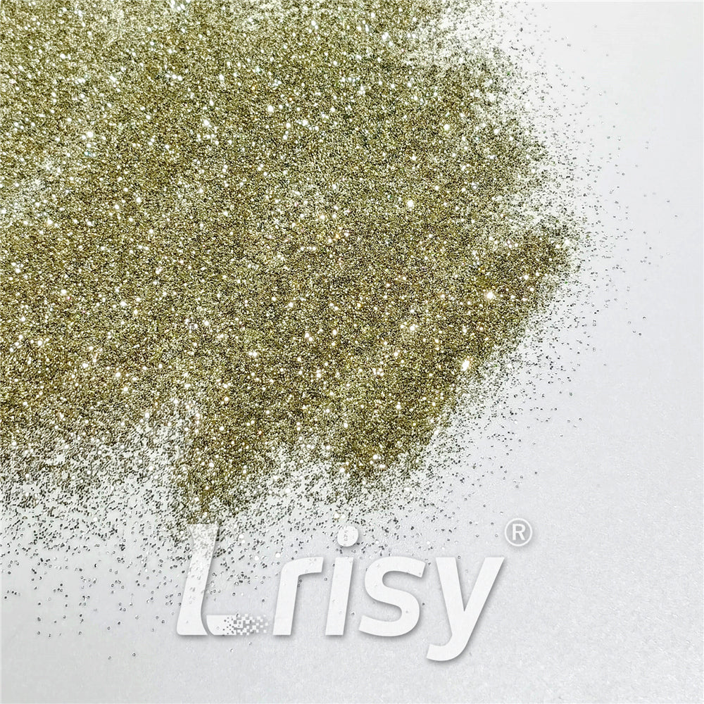 0.3mm Light Champagne Gold Glitter Pure Color B0200