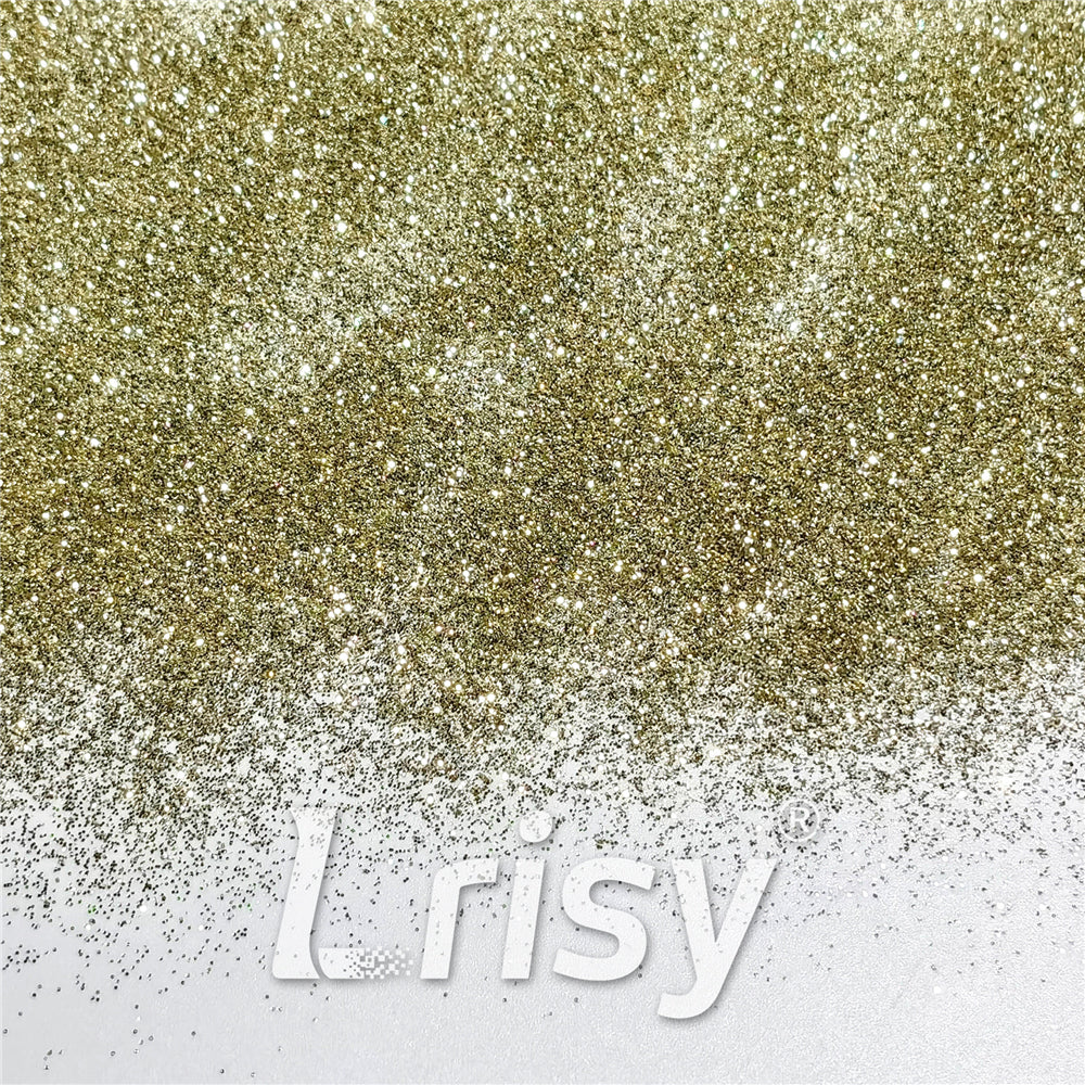 0.3mm Light Champagne Gold Glitter Pure Color B0200