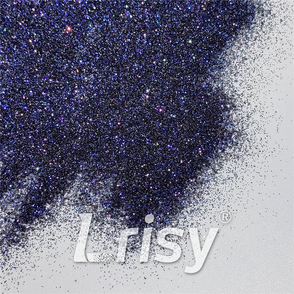 Custom Mixed Deep Space Blue To Black Iridescent Glitter GEX022 (By Chris.e KC)