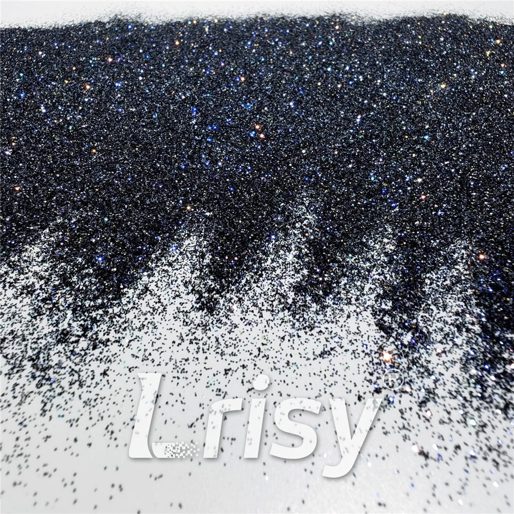 Custom Mixed Deep Space Blue To Black Iridescent Glitter GEX022 (By Chris.e KC)