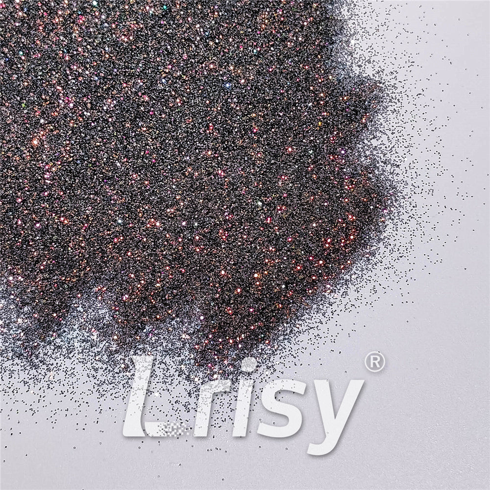 Custom Mixed Deep Space Coffee To Green Iridescent Glitter GEX016 (By Chris.e KC)