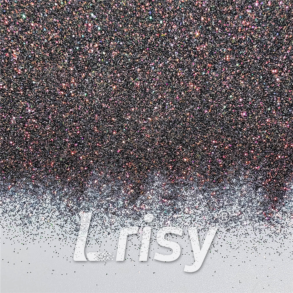 Custom Mixed Deep Space Coffee To Green Iridescent Glitter GEX016 (By Chris.e KC)