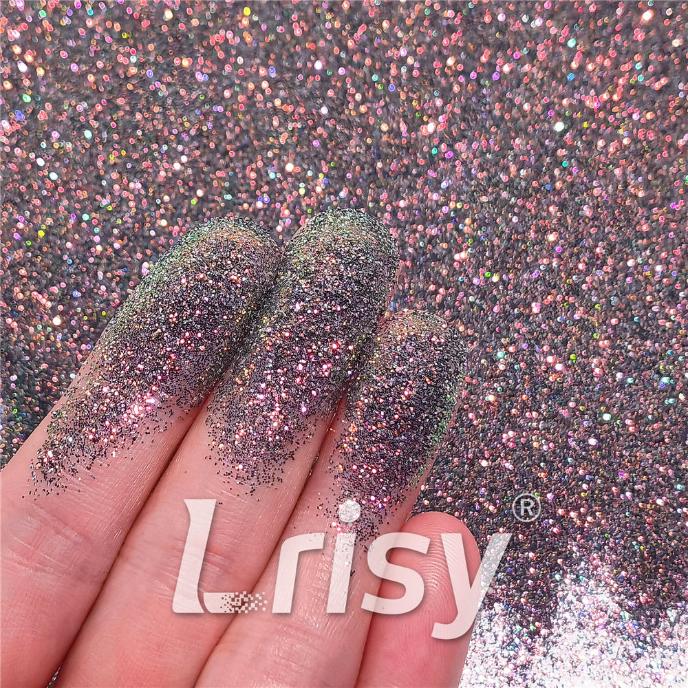 Custom Mixed Deep Space Coffee To Green Iridescent Glitter GEX016 (By Chris.e KC)