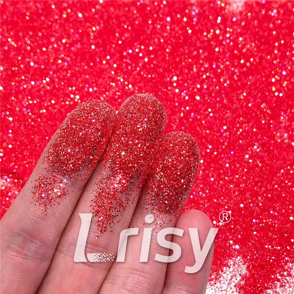 Custom Mixed Deep Space Sun Red Iridescent Glitter GEX010 (By Chris.e KC)