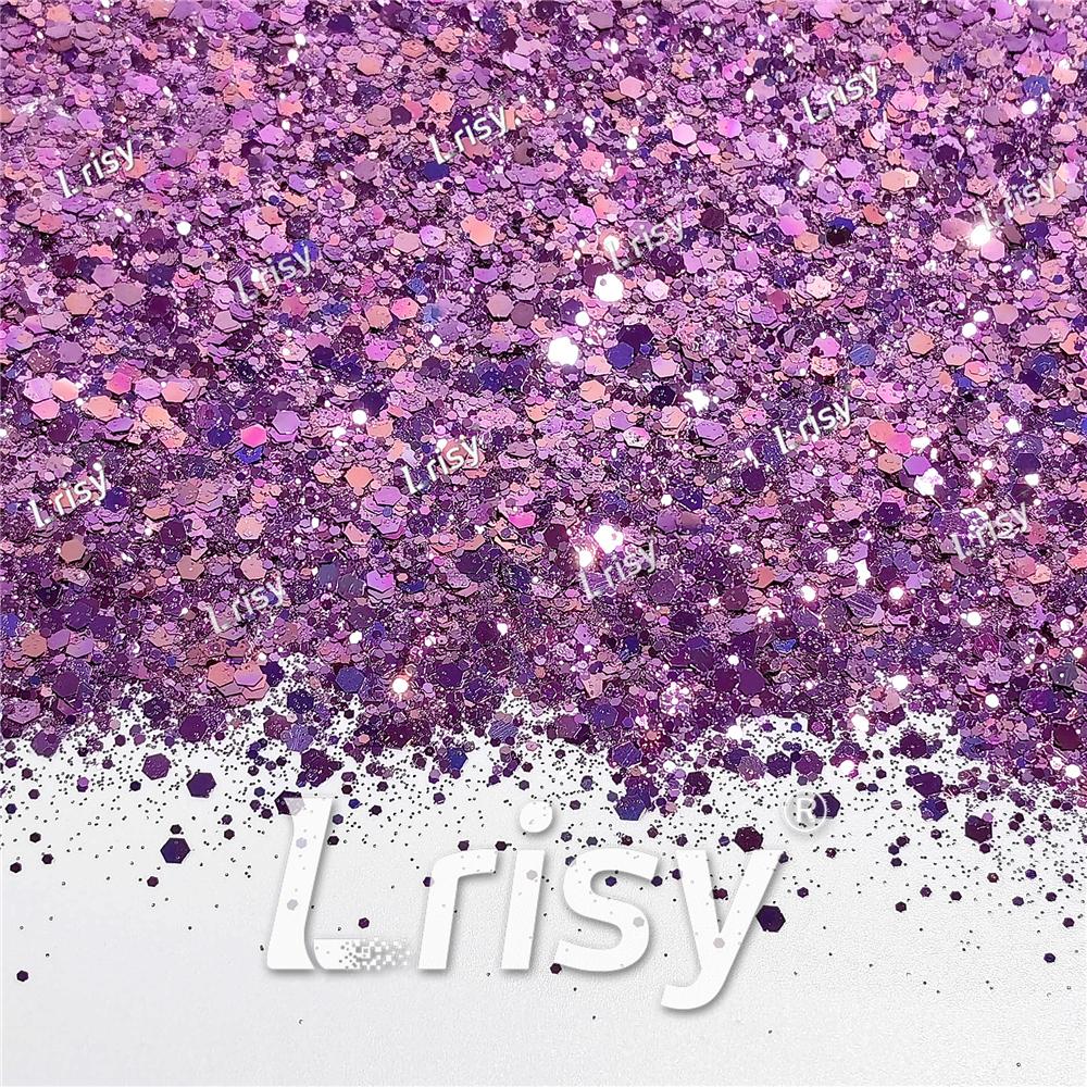 General Mixed Purple To Gold Iridescent Glitter FC-E8033