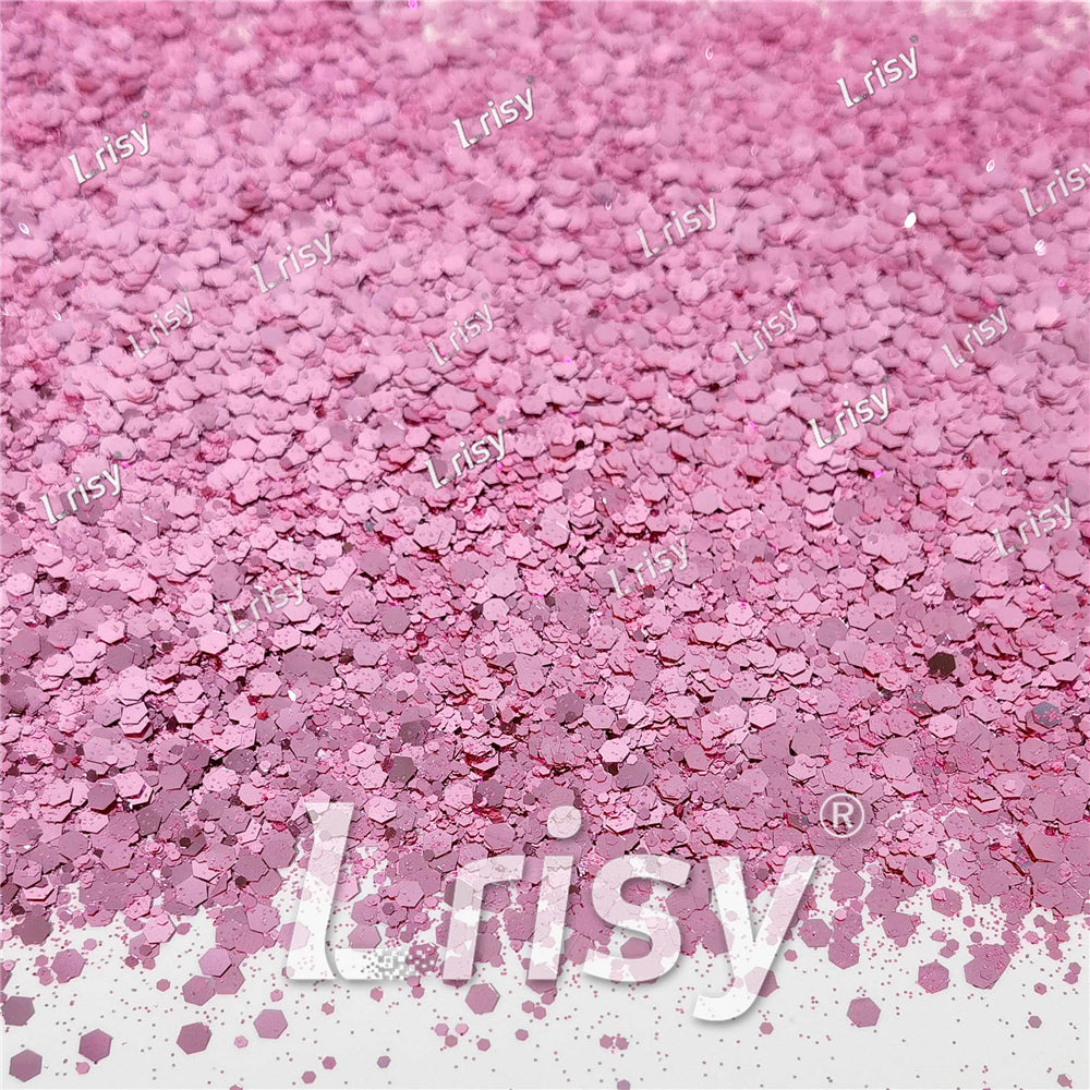 General Mixed Tender Pink Glitter Pure Color B0920