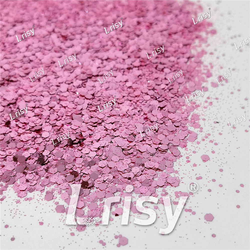General Mixed Tender Pink Glitter Pure Color B0920
