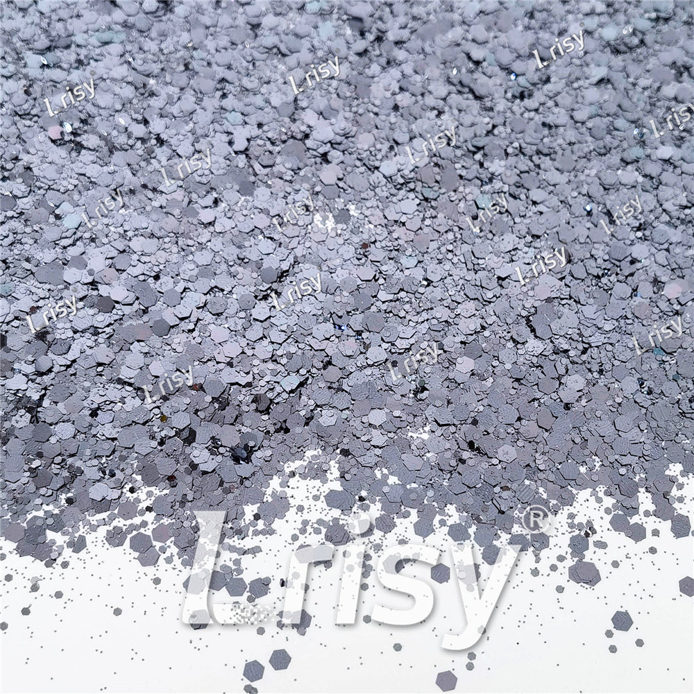 General Mixed Traffic Grey Glitter Pure Color B01002