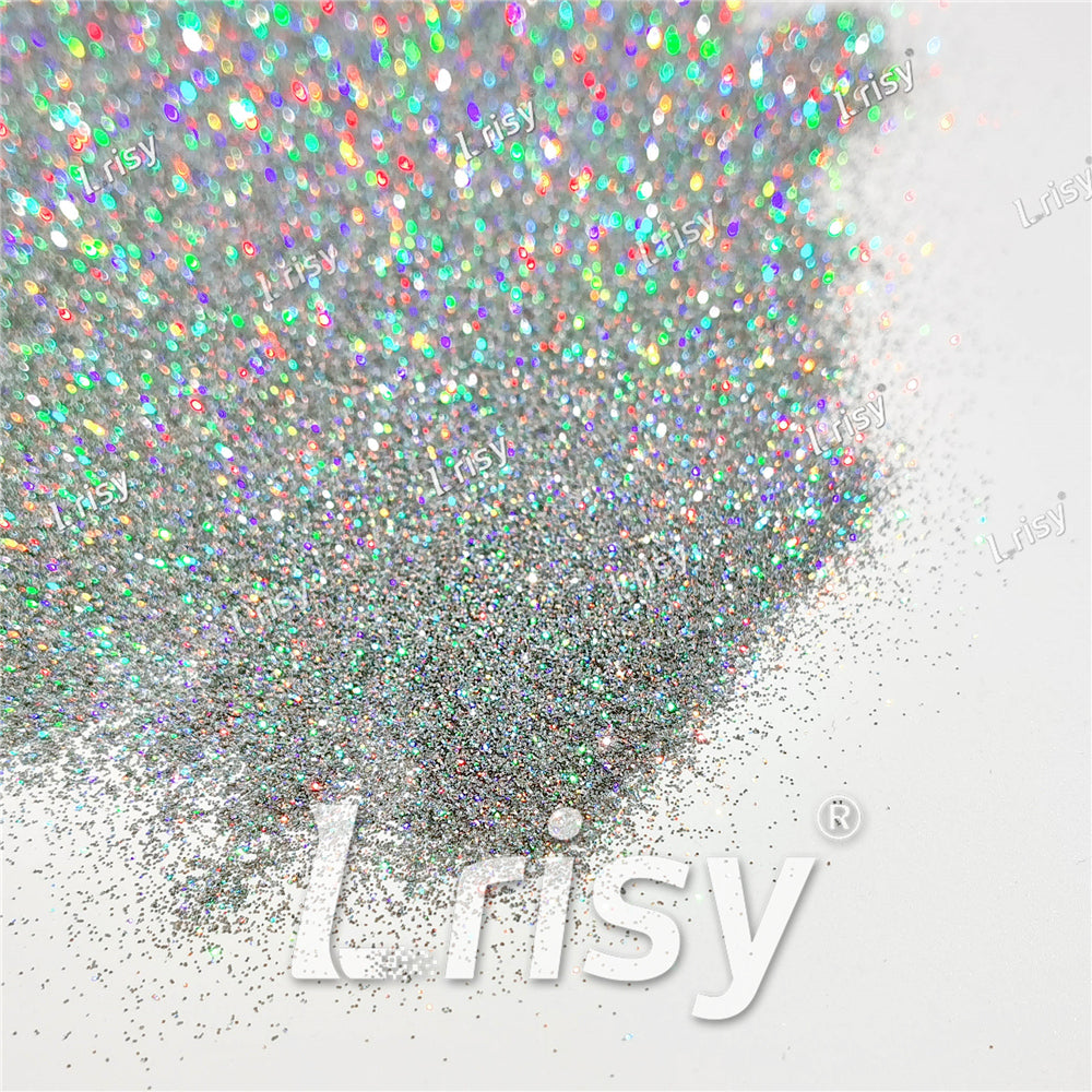 0.2mm Holographic Silver Extra Fine Glitter (Ultra-thin) LB0100