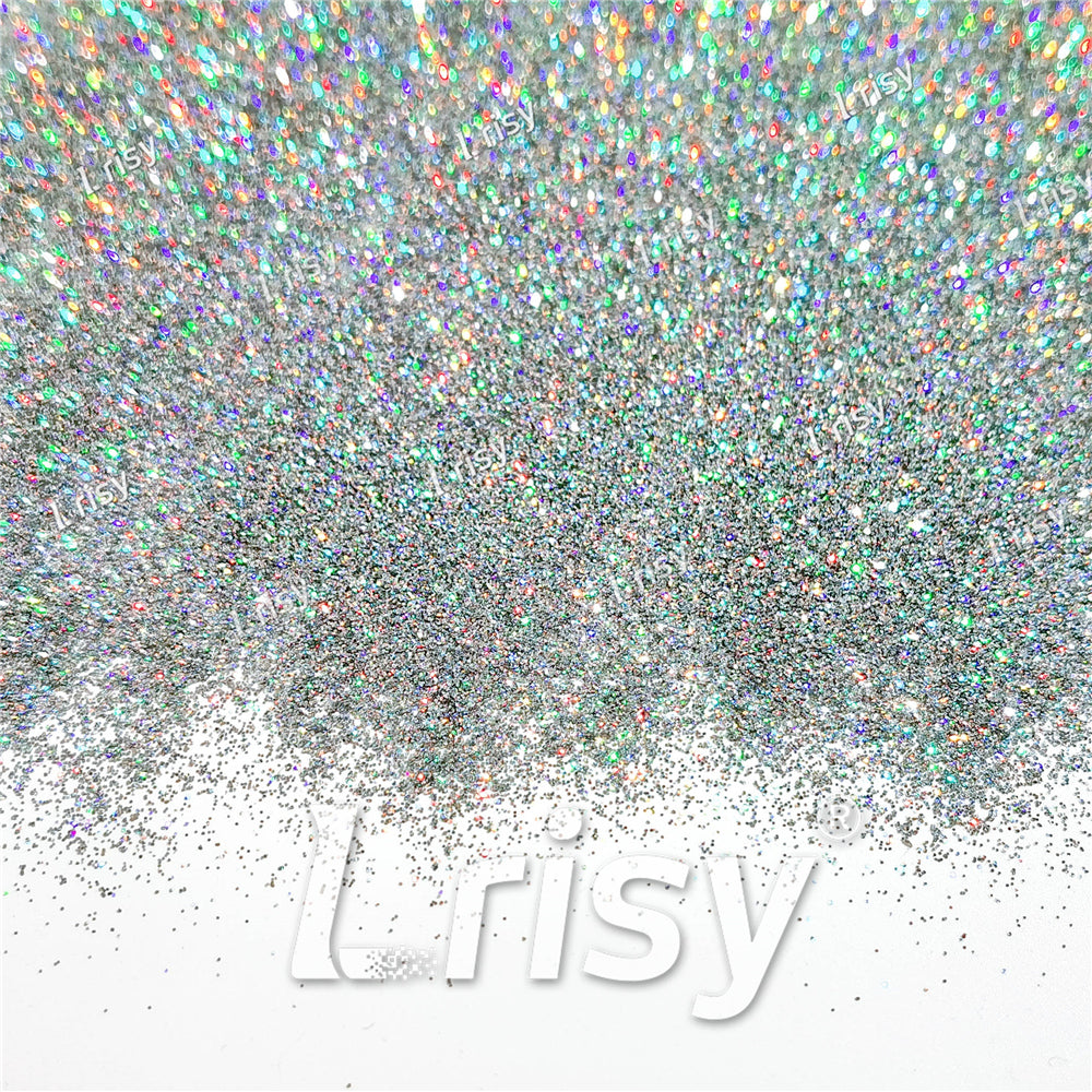 0.2mm Holographic Silver Extra Fine Glitter (Ultra-thin) LB0100