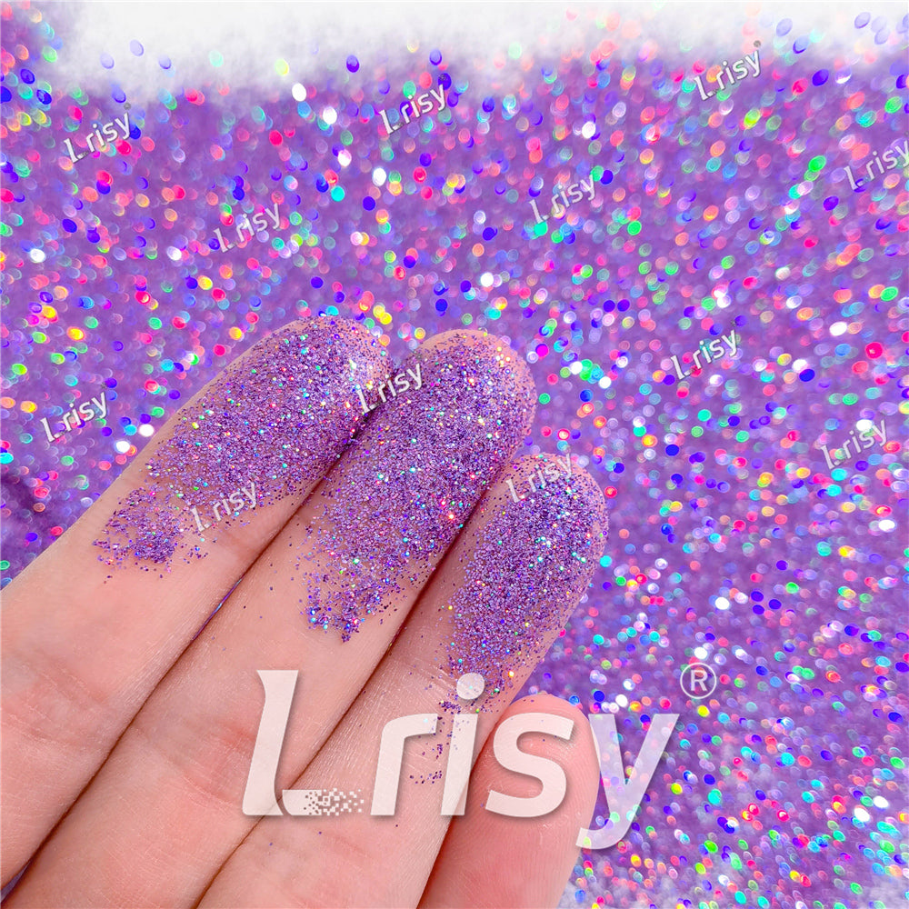 0.2mm Holographic Light Purple Extra Fine Glitter (Ultra-thin) LB0802