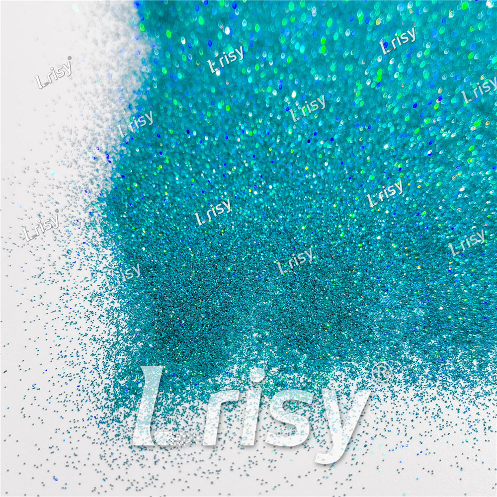 0.2mm Holographic Teal Green Extra Fine Glitter (Ultra-thin) LB0702