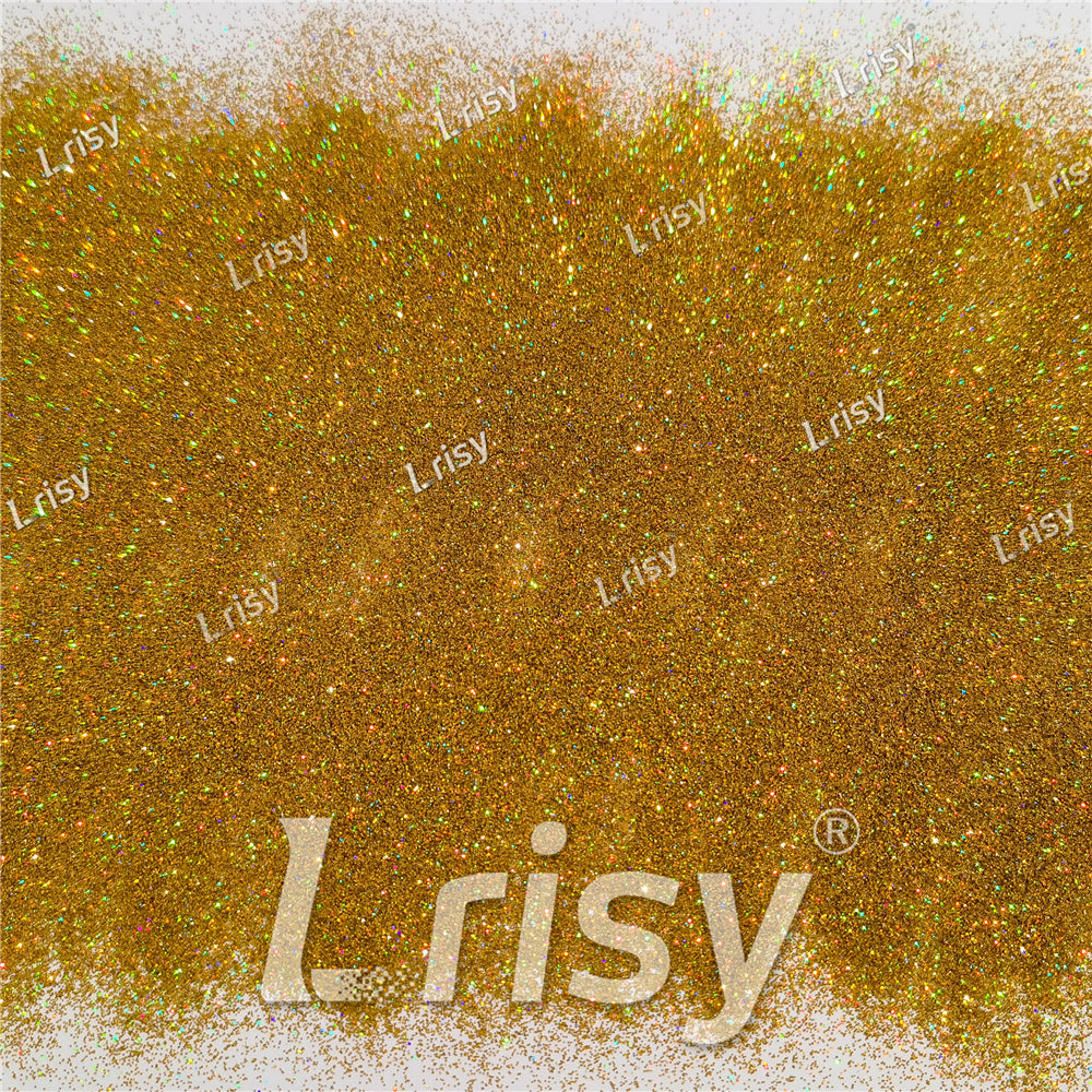 0.2mm Holographic Gold Extra Fine Glitter (Ultra-thin) LB0210