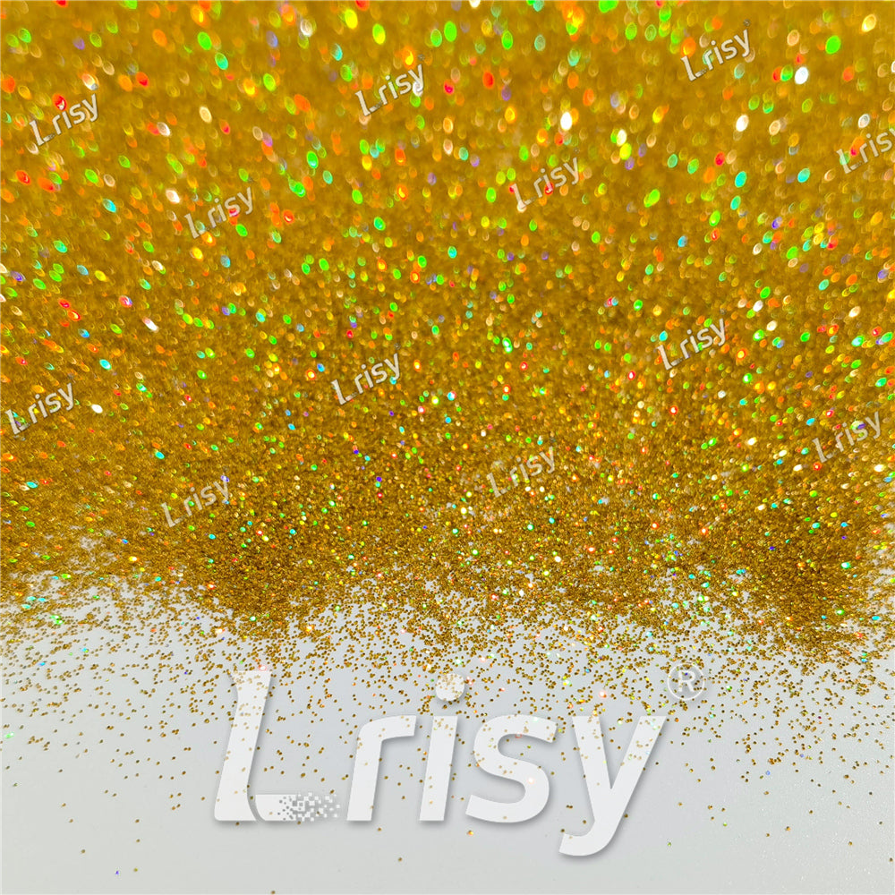 0.2mm Holographic Gold Extra Fine Glitter (Ultra-thin) LB0210