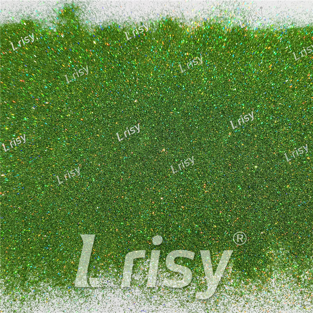 0.2mm Holographic Green Extra Fine Glitter (Ultra-thin) LB0601