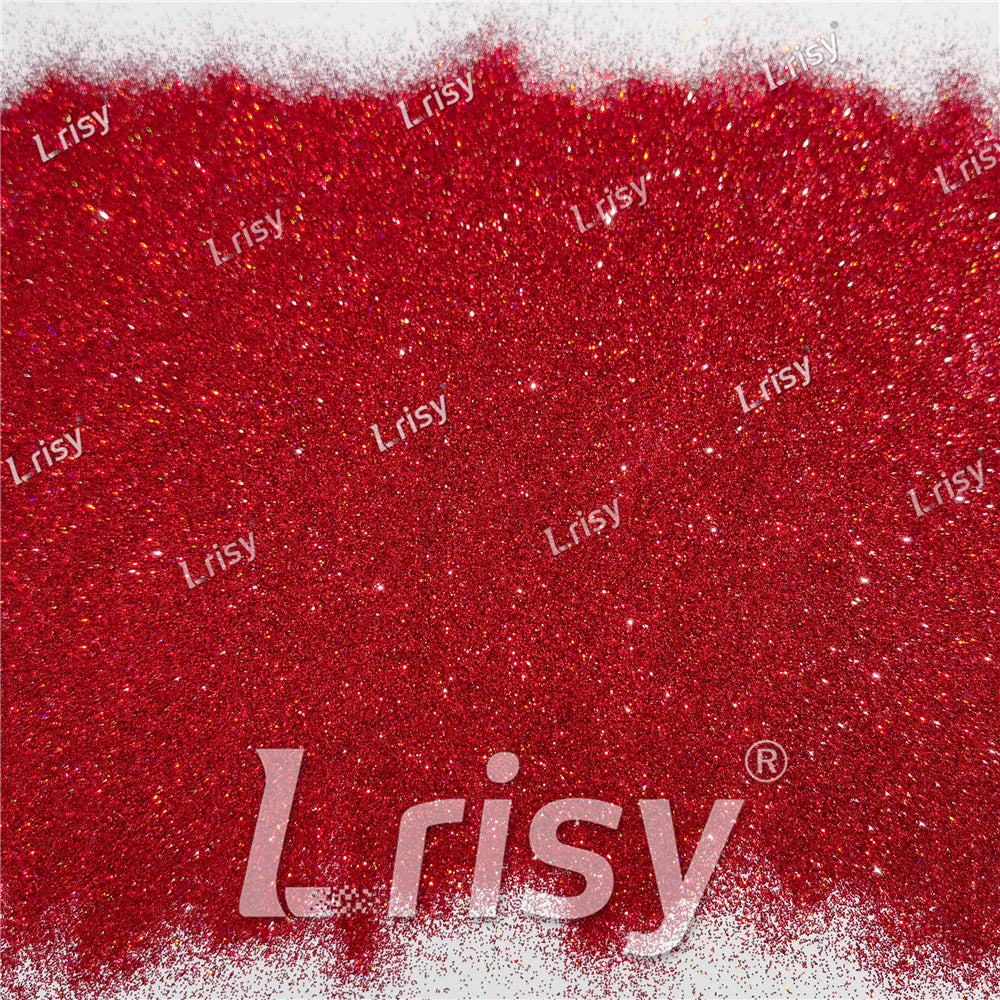 0.2mm Holographic Red Extra Fine Glitter (Ultra-thin) LB0300