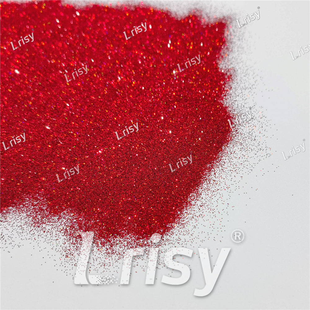 0.2mm Holographic Red Extra Fine Glitter (Ultra-thin) LB0300