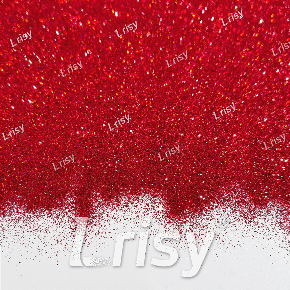 0.2mm Holographic Red Extra Fine Glitter (Ultra-thin) LB0300