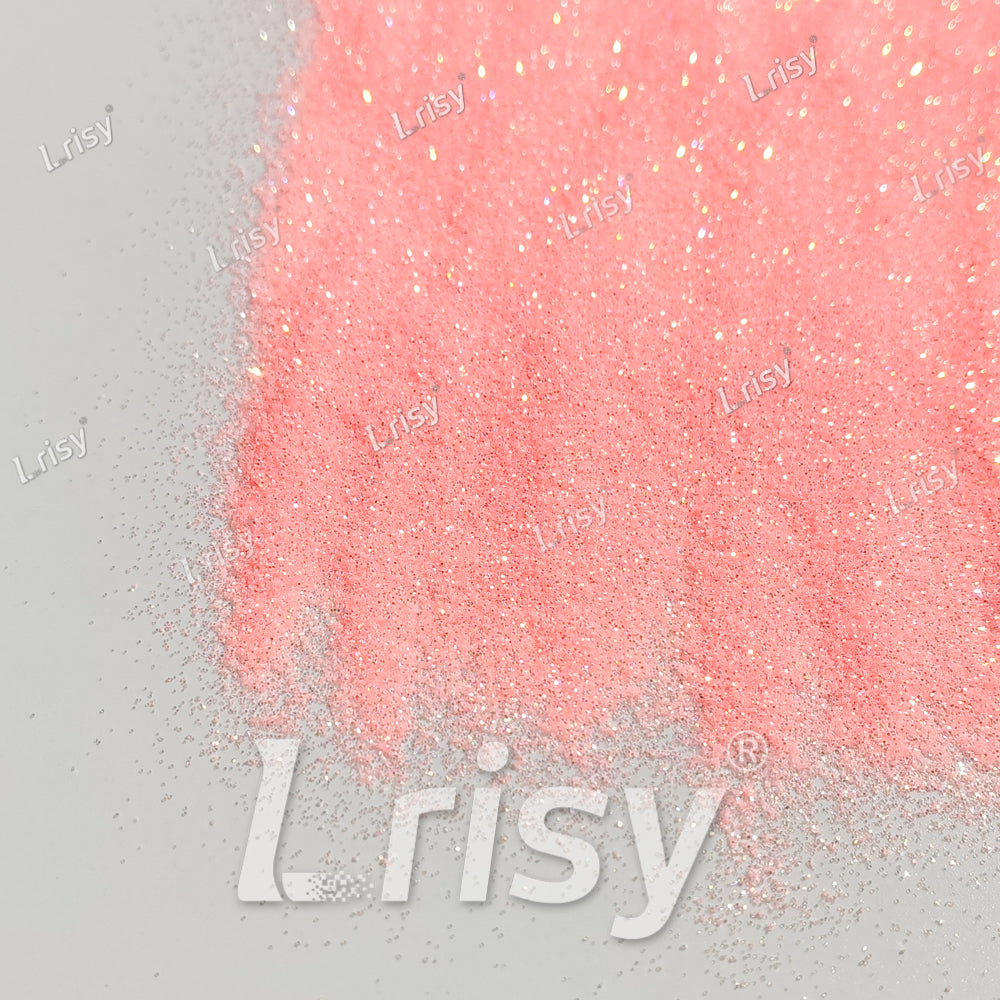 0.2mm Light Red Iridescent Solvent Resistant Glitter S508AR