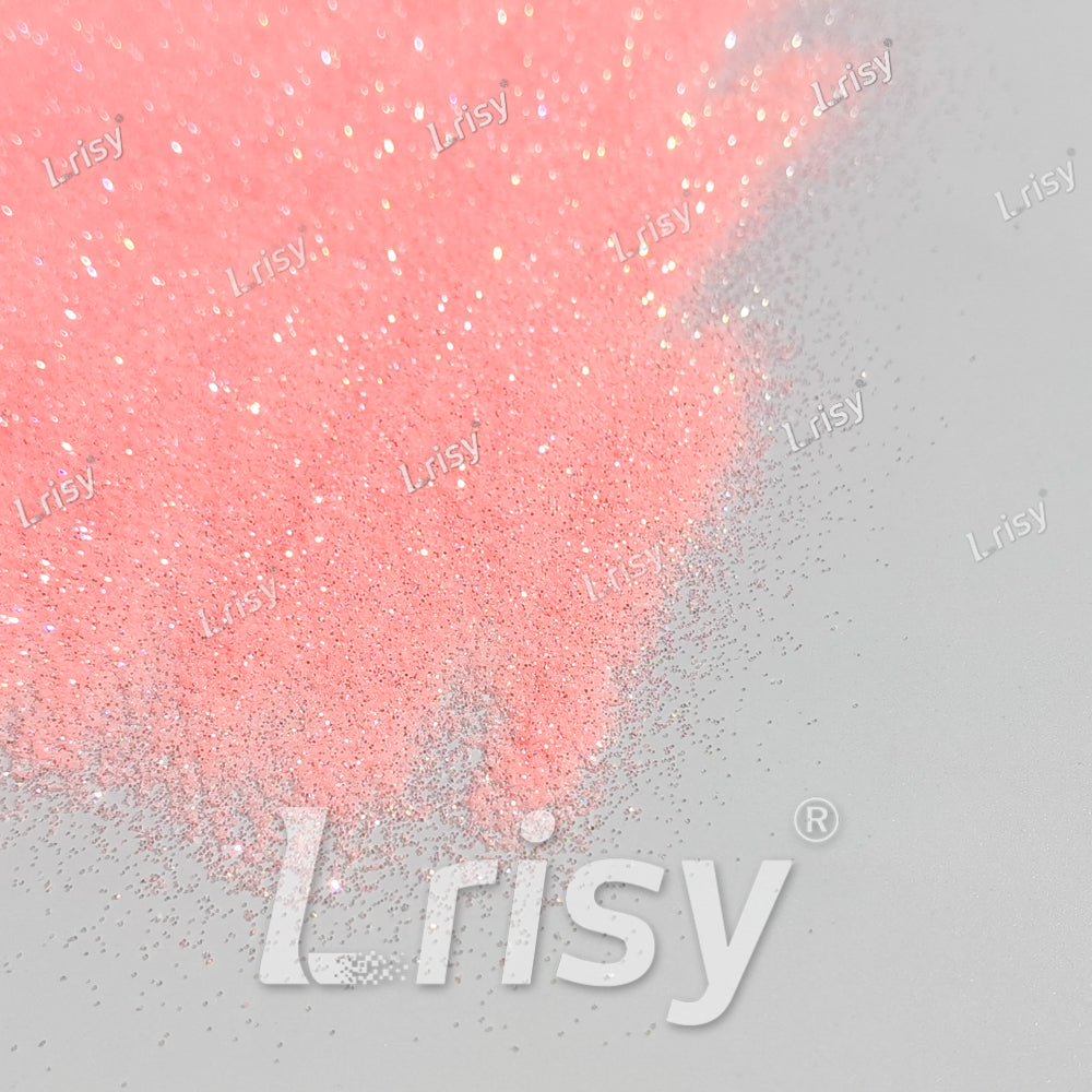 0.2mm Light Red Iridescent Solvent Resistant Glitter S508AR
