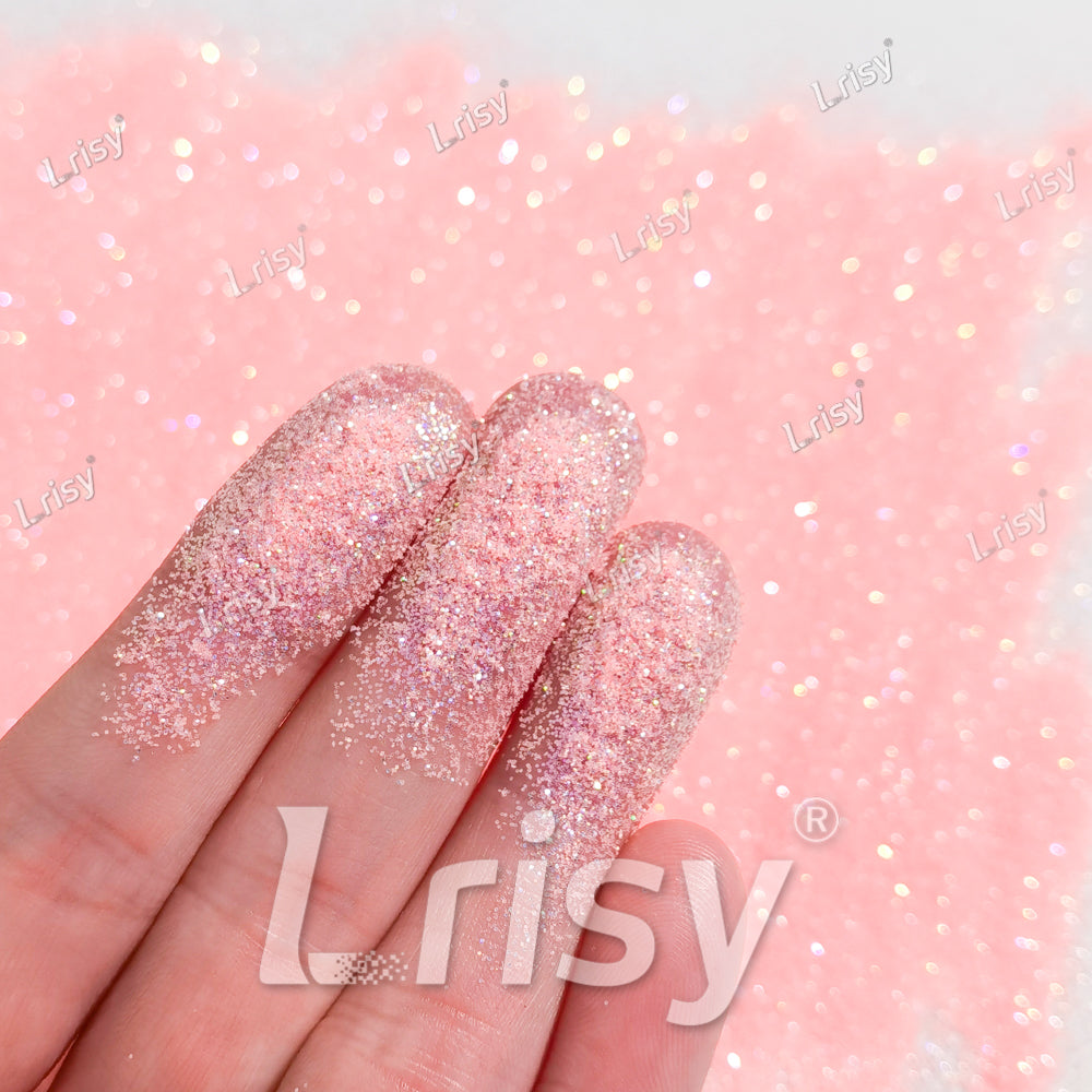 0.2mm Light Red Iridescent Solvent Resistant Glitter S508AR