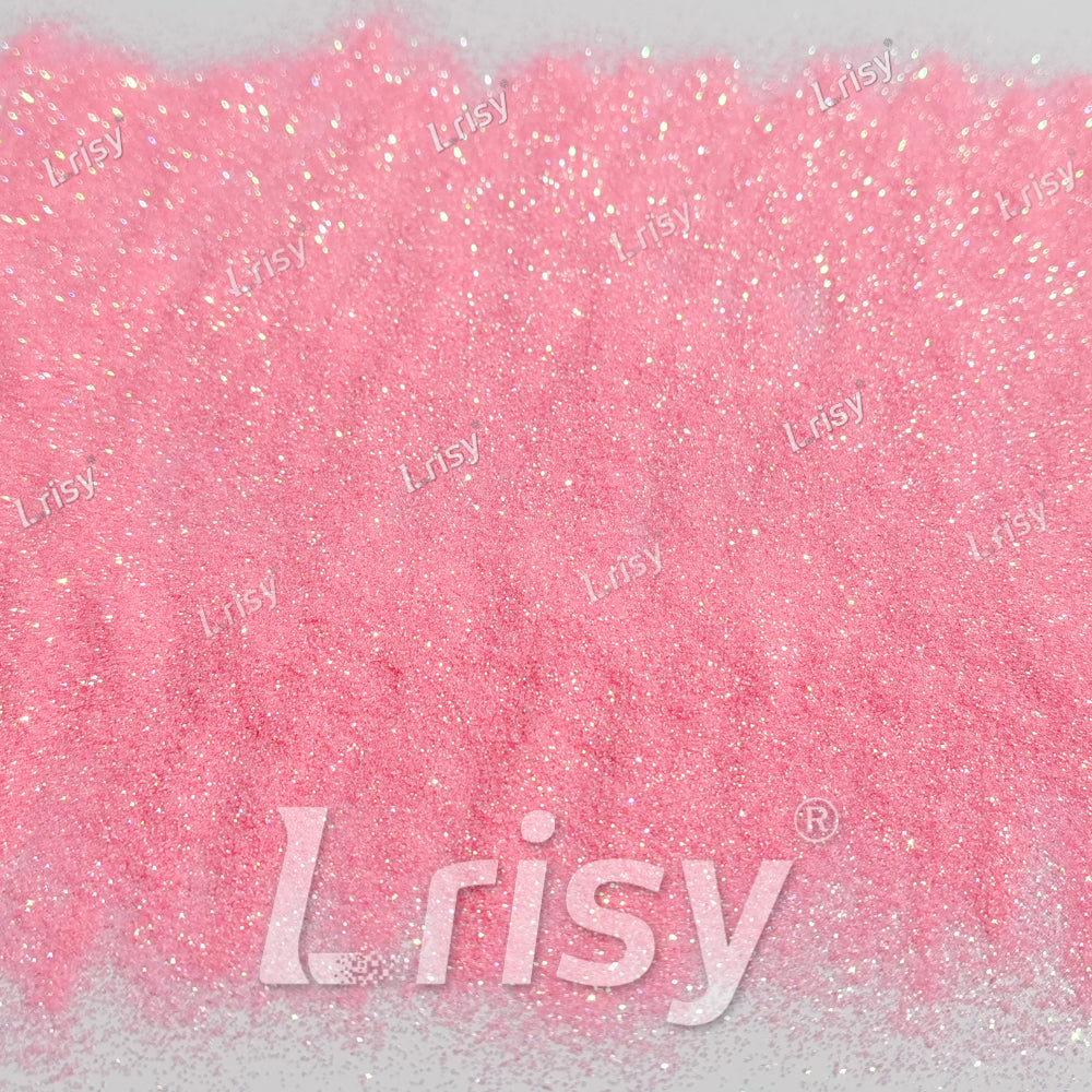 0.2mm Light Coral Red Iridescent Solvent Resistant Glitter S508R