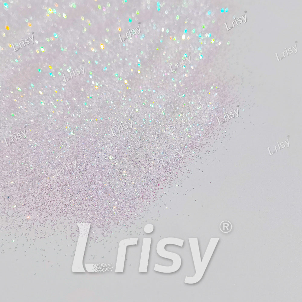 0.2mm Dream Pink And White Iridescent Solvent Resistant Glitter S321A