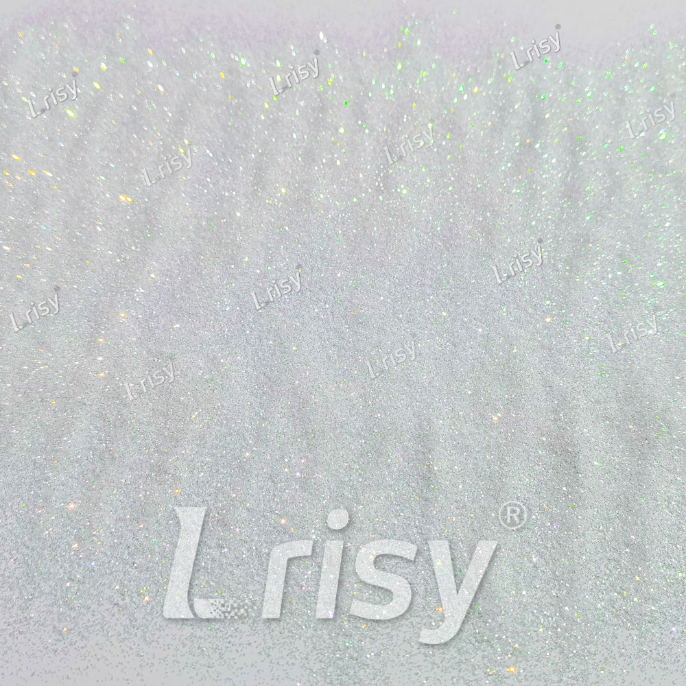 0.2mm Dream Green And White Iridescent Solvent Resistant Glitter S325R